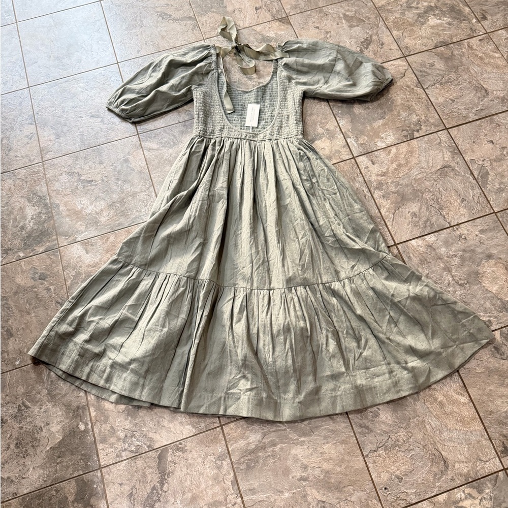 NWT LAUDE the Label dress Green Size L/XL - Picture 2 of 7